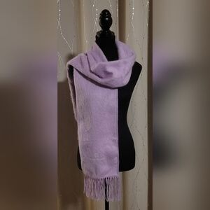 ​Alpaca Camargo Lavender Purple Scarf | Extra Long 80" | Made in Peru